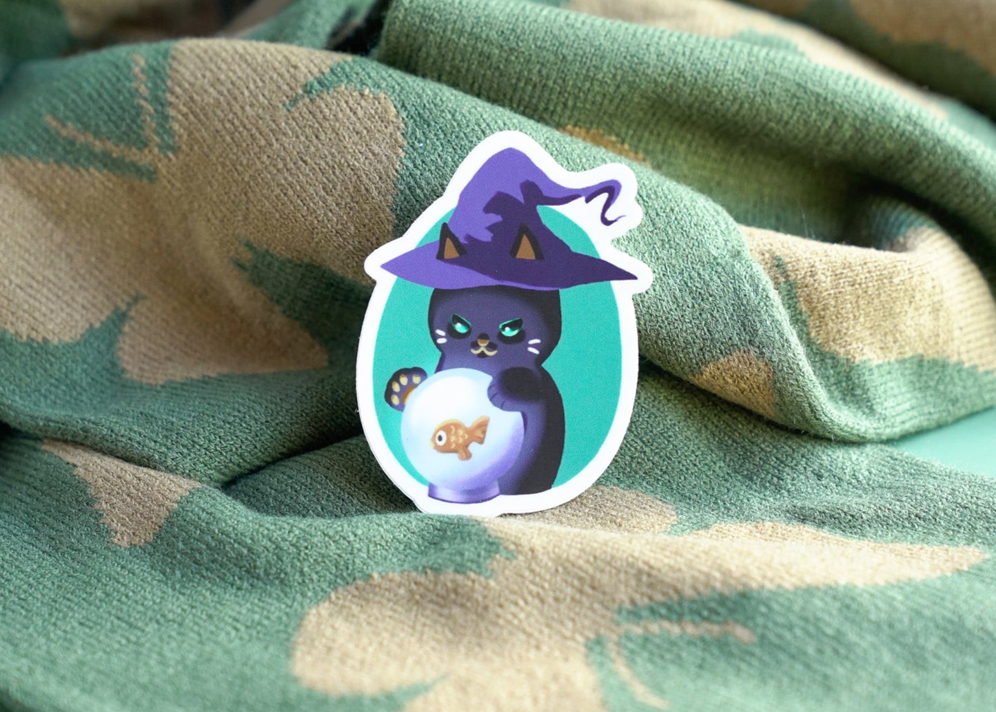Witch Cat Sticker