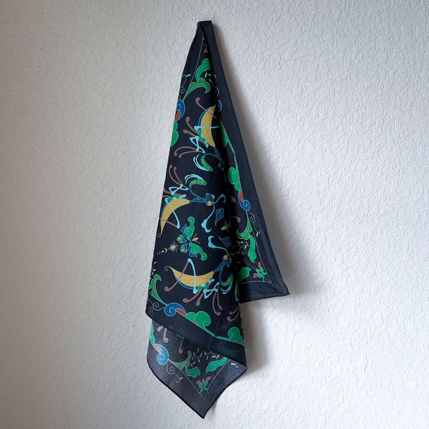 Hand-Drawn Mantis & Butterfly Bandana
