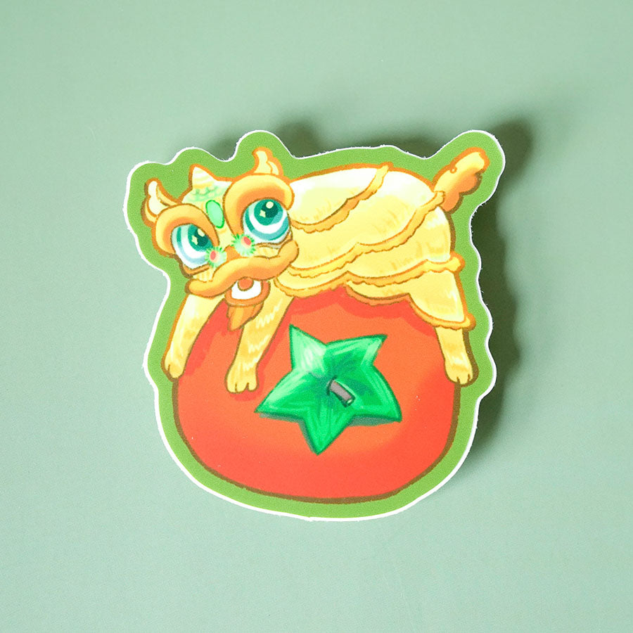 Persimmon Lion Sticker